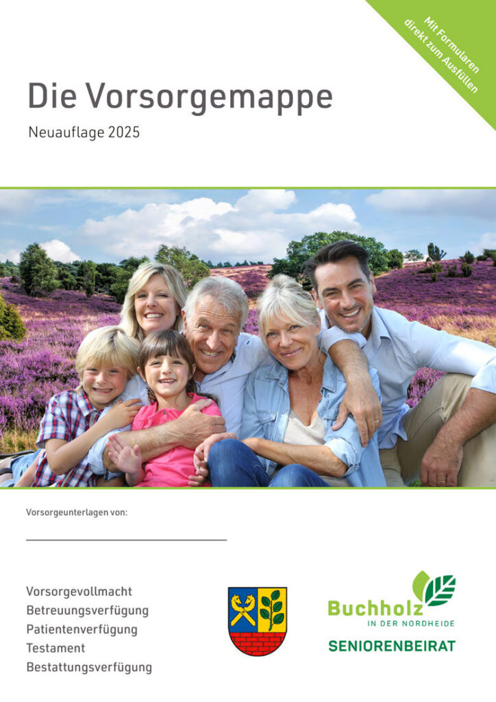 Titelseite der Vorosrgemappe Buchholz i.d.N. | Neuauflage 2025