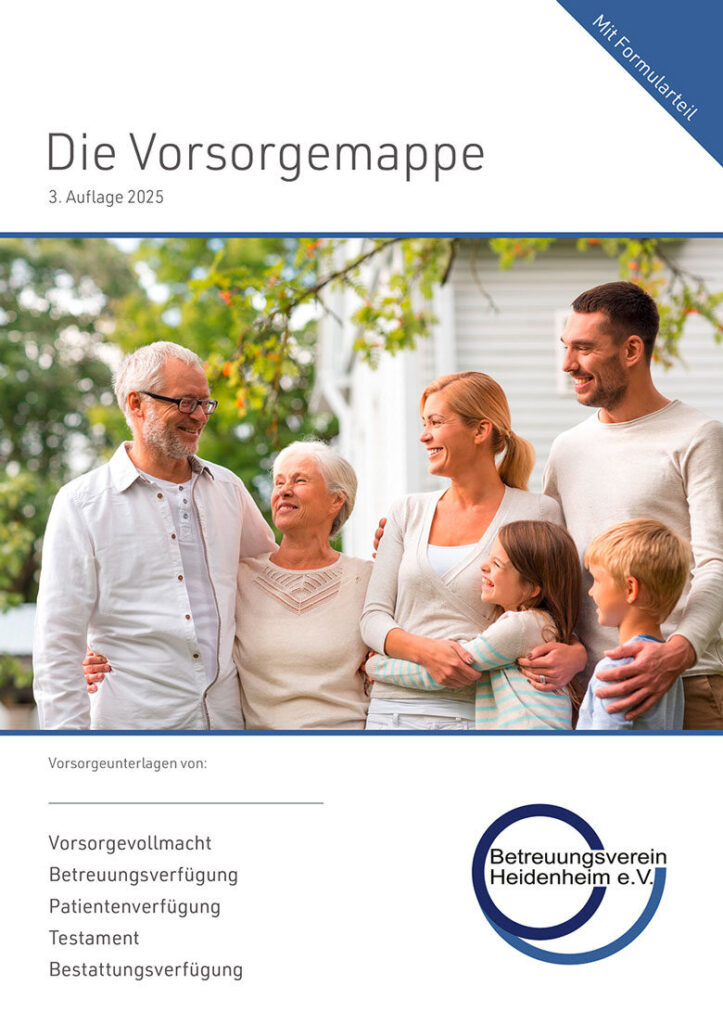 Titelseite Vorsorgemappe Heidenheim 2025