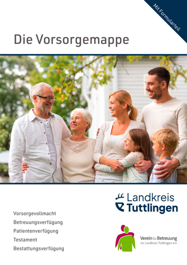 Titelseite der Vorsorgemappe Landkreis Tuttlingen 2025