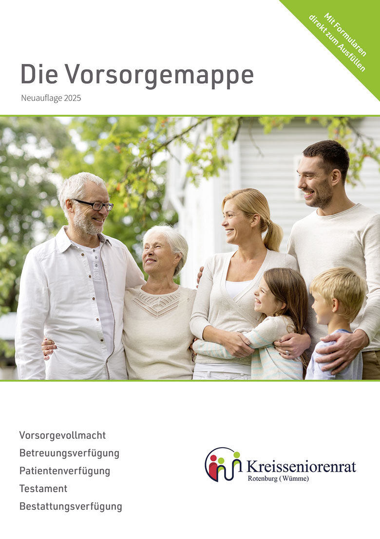 Titelseite der neuen Vorsorgemappe Rotenburg (Wümme)