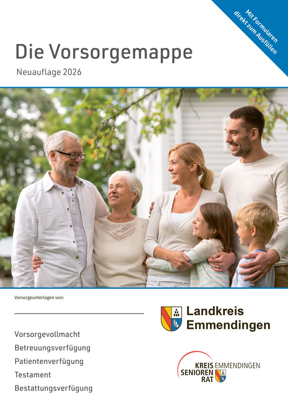 Entwurf der Titelseite für die Vorsorgemappe Emmendingen 2026